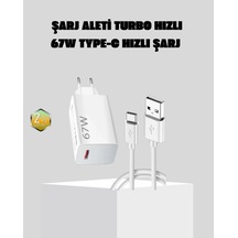 Mey İthalat 67w Süper Hızlı Şarj Adaptörü Ve Kablo Seti Güvenli, Kompakt Ve Ergonomik Tasarım