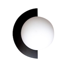 Yarım Dünya Aplik Siyah