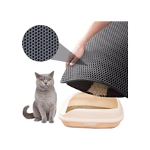 Perfect Elekli Kedi Kumu Paspası Gri 60X40 cm