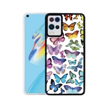 Zore A54 4g Kılıf Nvth M-fit Desenli Kapak - Butterfly No3