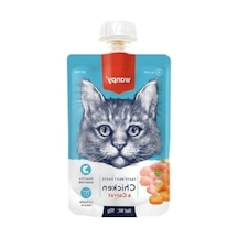 Taze Tavuk Ve Havuçlu Kedi Et Ezmesi 90 Gr 100 G