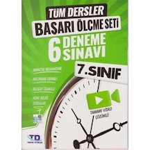 7. Sınıf Tüm Dersler Başarı Ölçme Seti 6 Deneme Sınavı / Kolektif