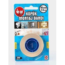 Vege Montaj Bandı Köpük 200 Kg 19X1.5 İç/Dış