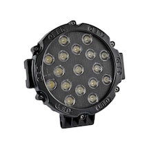 Ahmet Otomotiv Hko Off Road Çalısma Lambası Yuv.17 Led 10-30v 17x17x4cm Siyah Çerçeve
