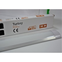36 Wat Led Yatay Bant Armatür 45 Beyaz