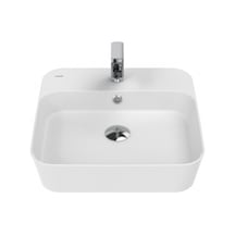 Creavit Loop Kare İnce Çanak Lavabo 45 Cm Mat Beyaz Lp046-00mb00e-0000