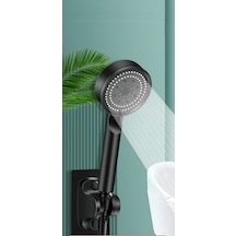 Siyah Turbo Duş Başlığı Aç Kapa 3 Fonksiyonlu Kırılmaz Duş Telefo