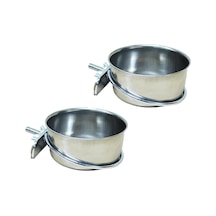 Tr 2 Adet Vidalı Çelik Yemlik 5 Oz / 150 Ml