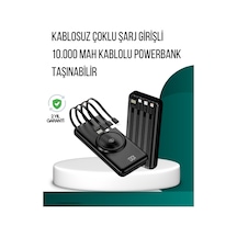 Kompakt Tasarım, Güçlü 10000mah Kablosuz Powerbank - Sarı
