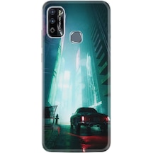 Infinix Hot 10 Play Kılıf Silikon Desen Özel Seri Night Cars 1619