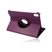 Newface - 631 - Apple İpad Uyumlu Mini 6 Kılıf 360 Tablet Deri Kılıf - Ece-umay - - Mürdüm