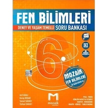 Mozaik Yayınları 6.Sınıf Fen Bilimleri Soru Bankası