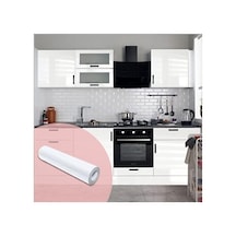 Mat Beyaz Mobilya Ve Dolap Kaplama Folyosu 68 Cm X 2 Metre 124-Pembe