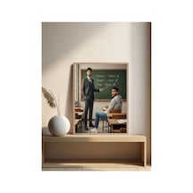 Poster Alperen Şengün Doğal Ahşap Çerçeveli Tek Parça Dekoratif Tablo Çok Renkli - 867728963 Çok Renkli