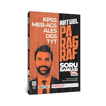 2026 Kpss Meb-ags Ales Dgs Tyt Aktüel Paragraf Soru Bankası Çözümlü - Berk Ekici İndeks Akademi Yayıncılık