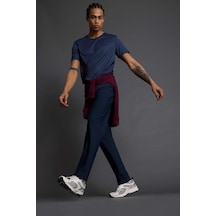 Defacto Defactofit Standart Fit Standart Paça Dokuma Sporcu Pantolon F2310ax25wnnv253 Lacivert-nv253