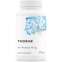 Thorne - Zinc Picolinate Immune Healthy Skin & Eyes 30 Mg 60 Caps