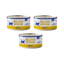 Nutri Feline Tavuk Etli Pate Tahılsız Yetişkin Kedi Konservesi 70 G X 3 Adet