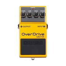 Boss Od-1x Overdrive Gitar Efekt Pedalı Multi-dimensional Processing Mdp Teknolojisi İle Net Ve Güçlü Drive Tonları Dip Gürültüsüz Saf Sinyal