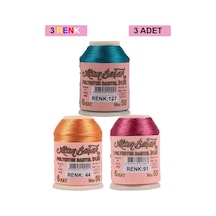 Hubrendy Tedarik 3 Adet Altınbaşak Oya Ve Dantel İpi 20 Gr - Royaleks - No: 044 - 091 - 127