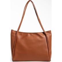 Nou Çift Saplı Salaş Model Vintage Shopper El Ve Omuz Çantası