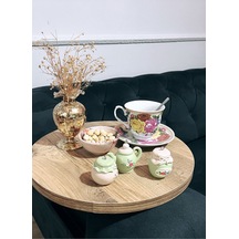 Fbt Yan Sehpa ,tepsi,ayarlanabilir Koltuk Kol Sehpası Ceviz