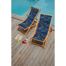 Bluehomeconcept Adawall Home Blue Superman Şezlong