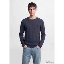Mavi Basic Lacivert Erkek Uzun Kollu T-shirt M065755-70759