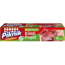 Gıda Ambalaj Kilitli Poşet Büyük 10'lu 1396