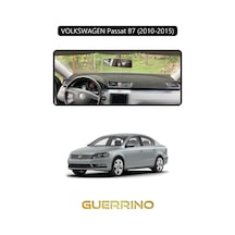 Volkswagen Passat B7 2010-2015 Torpido Koruma Halısı Siyah Kenar