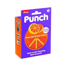 Vileda Punch Portakal Kokulu Çizmez Sünger, Çok Yönlü, Mutfak, Banyo, Dış Mekan Kullanımına Uygun