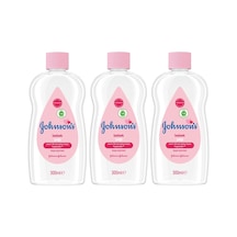 Johnsons Baby Bebek Yağı 300Ml Nemlendirici (Pembe) 3 Lü Set