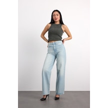 Vigoss Kadın Denim Pantolon 24294-73295 Açık Mavi