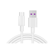Type-c 5a Hızlı Şarj Ve Data Usb Kablosu - 100 Cm Beyaz Al2713 Standart