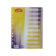 Bafix Seperatör Plastik 1-10 Rakamlı A4
