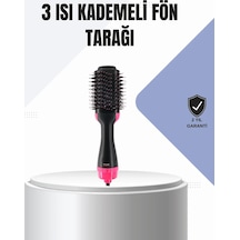 Oval Tasarımlı Profesyonel Fönlü Saç Şekillendirici Sarı