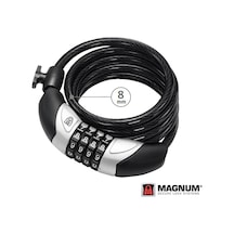 Magnum Bisiklet Şifreli Kilit Halat 8x1800 4b 3112 Klt-203 Çok Renkli