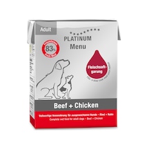 Platinum Sığır Etli Ve Tavuklu Köpek Yaş Maması 375 Gr