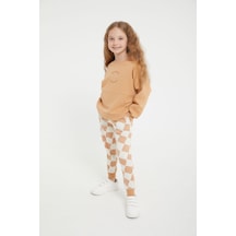 RolyPoly Wild Stylish Camel Kız Çocuk Eşofman Takım Camel