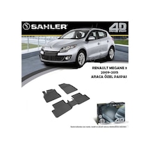 Sahler Megane 3 Havuzlu Paspas 4D 2012 Model Uyumlu