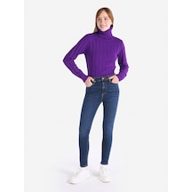 Colin's Colins 760 Diana Super Slim Fit Yüksek Bel Dar Paça Koyu Mavi Kadın Jean Pantolon 001