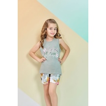 Rolypoly Roly Poly Kız Çocuk Kalın Askı Şort Takım (1278) (1-4 Yaş)