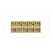 Metal Kapı,Masa,Dolap Numarası 5Cmx5Cm 10 Adet (151…160) (428976762)