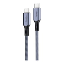 Veggieg 100w 5a E-mark Çipli Pd Type-c To Type-c Hızlı Şarj Ve Data Kablosu 1.2 Metre