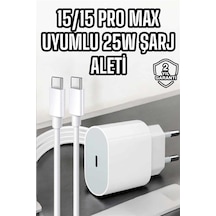 İos Uyumlu Type-c Girişli Hızlı Şarj 15/15 Pro Max Adaptör Ve Kablosu - Lisinya