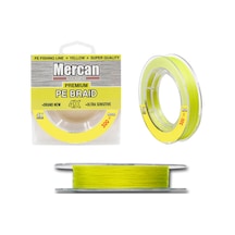 Mercan Pe Örgü Premium 4X İp 300 M Sarı Misina