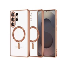 Samsung Uyumlu Galaxy S26 Ultra Kross Magneticsafe Kapak - Çöl Titanyum 0.2M-Çok Renkli