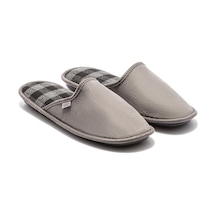 Twigy Ekose Erkek Ev Terliği Gri-3 41/46 AA0558 Gri