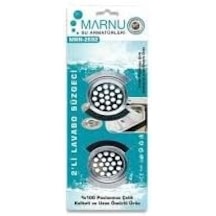 Yapı Paslanmaz Lavabo Süzgeci 2'li Lavabo Evye Süzgeci Lavabo İçi Süzgeç 6 Cm Metal Tıkanma Önleyici Temizlik Ürünü Pratik Ve Ergonomik Kolay Sök-tak Modüllü 12 Izgara