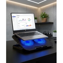 Laptop Soğutucu Fanlı Stand Usb Portlu 8 Kademe Uczzzn99bilgisayarfanı-2